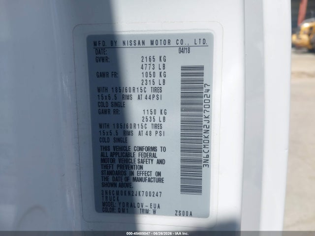 Nissan Nv200 S 2018 3N6CM0KN2JK700247 Image 9