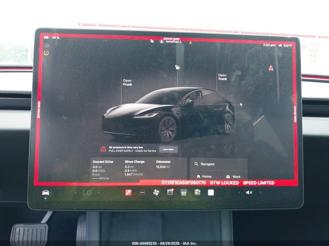 5YJ3E1EA5SF050175 Tesla Model 3 Long Range Rear-wheel Drive/standard Rear-wheel Drive
