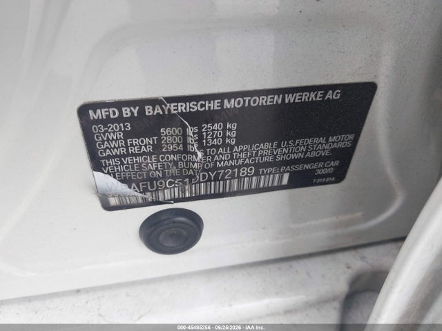 Продаж на аукціоні авто 2013 Bmw 550i Xdrive, vin: WBAFU9C51DDY72189, номер лоту: 45485256