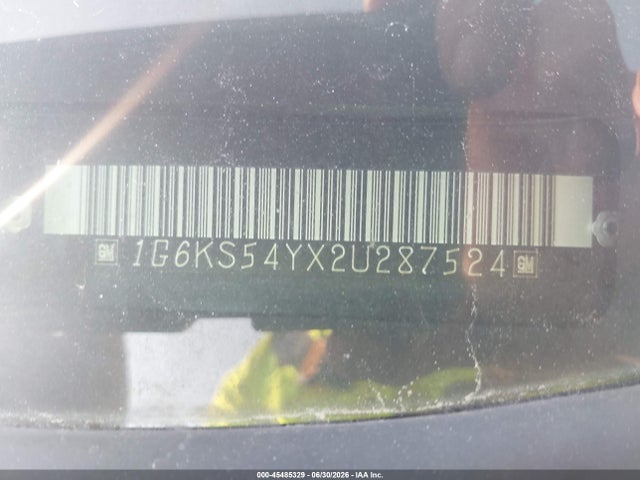 Продажа на аукционе авто 2002 Cadillac Seville Sls, vin: 1G6KS54YX2U287524, номер лота: 45485329