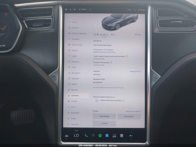 Tesla Model S 60/70/75/85 2016 5YJSA1E12GF121945 Image 18