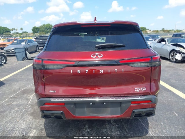 2023 Infiniti Qx60 Luxe Awd მანქანა იყიდება აუქციონზე, vin: 5N1DL1FS9PC367569, აუქციონის ნომერი: 45485645