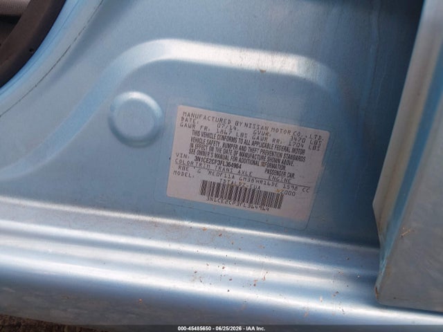 Продажа на аукционе авто 2015 Nissan Versa Note S (sr)/s Plus/sl/sr/sv, vin: 3N1CE2CP3FL364964, номер лота: 45485650