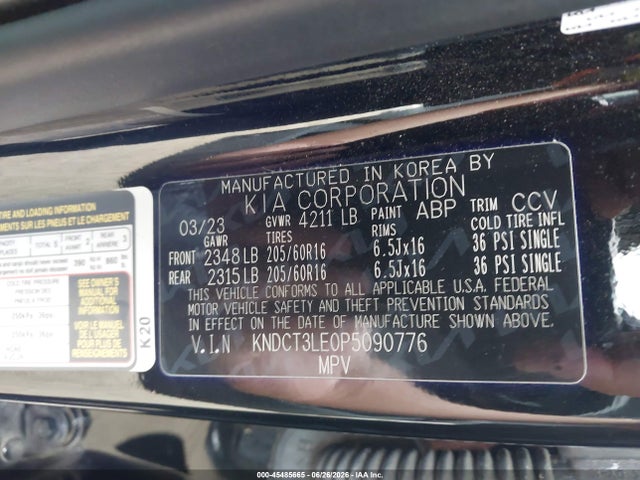 KIA NIRO SX 2023 KNDCT3LE0P5090776 Image 9