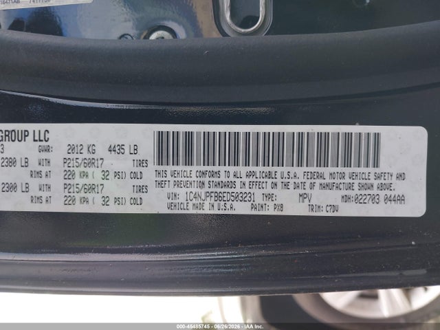 Jeep Patriot Latitude 2014 1C4NJPFB6ED503231 Image 9