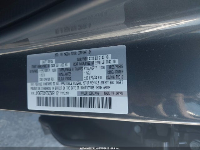 Mazda Cx-5 2.5 S Preferred 2025 JM3KFBCM7S0689112 Image 9