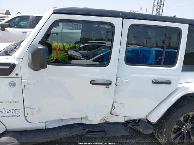 Aukcja sprzedaży 2022 Jeep Wrangler 4xe Unlimited Sahara 4x4, vin: 1C4JJXP68NW208734, numer aukcji: 45485834