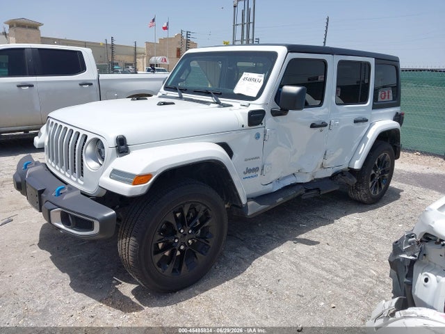 Aukcja sprzedaży 2022 Jeep Wrangler 4xe Unlimited Sahara 4x4, vin: 1C4JJXP68NW208734, numer aukcji: 45485834