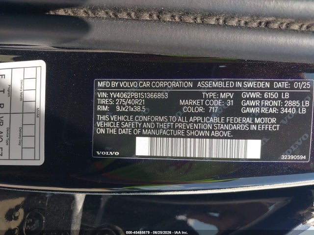 YV4062PB1S1366853 Volvo Xc90 B6 Plus 7-seater