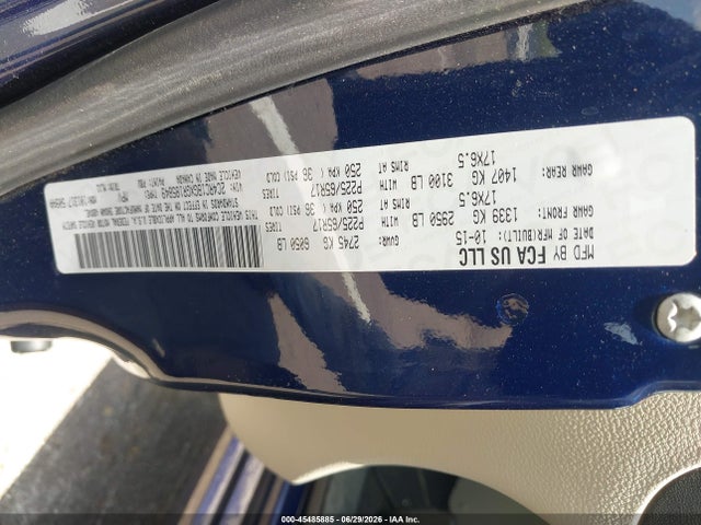 45485885 :رقم المزاد ، 2C4RC1BGXGR185849 vin ، 2016 Chrysler Town & Country Touring مزاد بيع