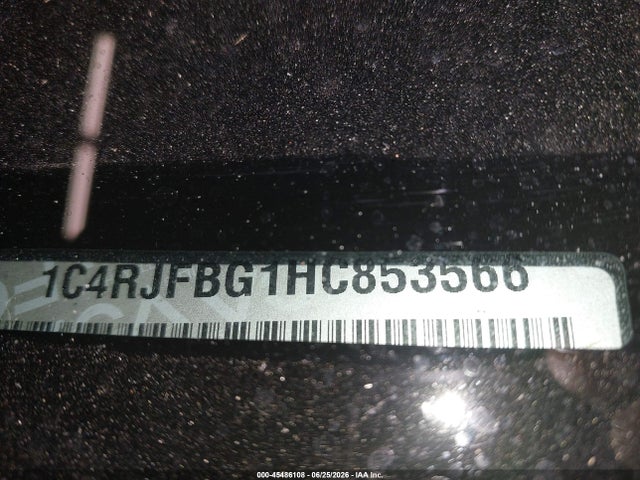 1C4RJFBG1HC853566 Jeep Grand Cherokee Limited