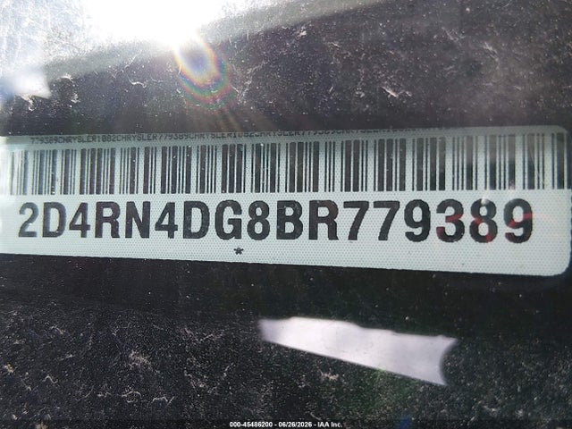 Aukcja sprzedaży 2011 Dodge Grand Caravan Express, vin: 2D4RN4DG8BR779389, numer aukcji: 45486200