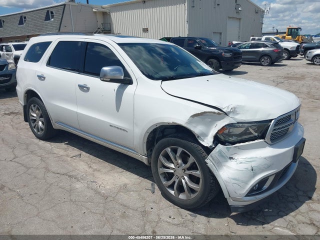 45486207 :رقم المزاد ، 1C4RDJEG3GC398160 vin ، 2016 Dodge Durango Citadel Anodized Platinum مزاد بيع