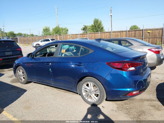 2019 Hyundai Elantra Sel მანქანა იყიდება აუქციონზე, vin: 5NPD84LF1KH439859, აუქციონის ნომერი: 45486236
