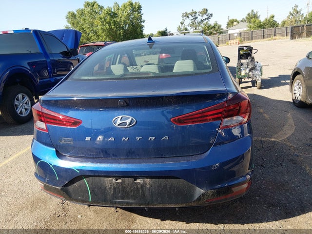 2019 Hyundai Elantra Sel მანქანა იყიდება აუქციონზე, vin: 5NPD84LF1KH439859, აუქციონის ნომერი: 45486236