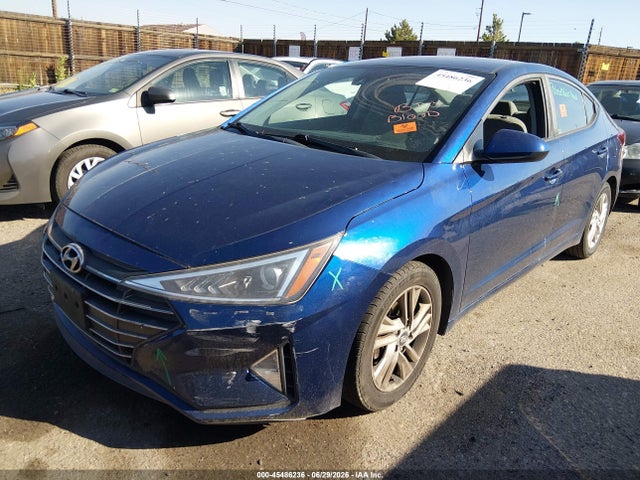 2019 Hyundai Elantra Sel მანქანა იყიდება აუქციონზე, vin: 5NPD84LF1KH439859, აუქციონის ნომერი: 45486236