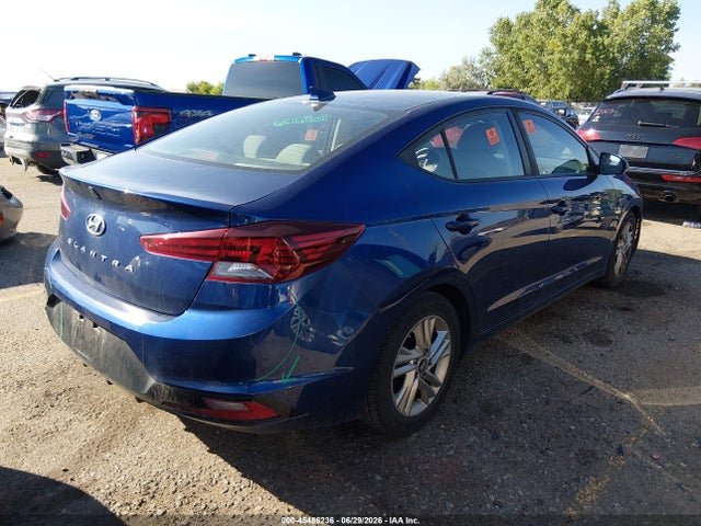 2019 Hyundai Elantra Sel მანქანა იყიდება აუქციონზე, vin: 5NPD84LF1KH439859, აუქციონის ნომერი: 45486236