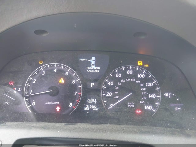 45486289 :رقم المزاد ، JTHGL46F685027953 vin ، 2008 Lexus Ls 460 L مزاد بيع
