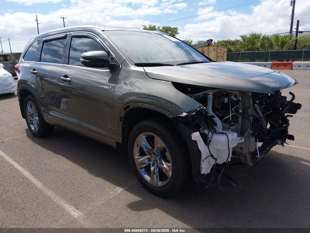 45486312 :رقم المزاد ، 5TDDGRFH1JS043257 vin ، 2018 Toyota Highlander Hybrid Limited مزاد بيع