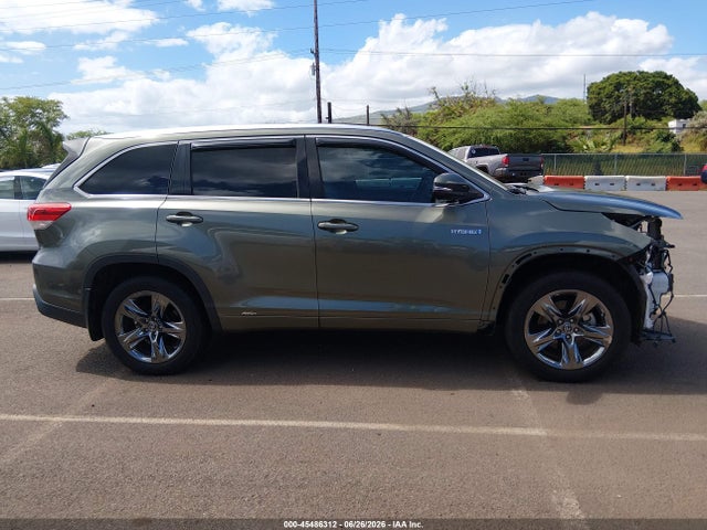 45486312 :رقم المزاد ، 5TDDGRFH1JS043257 vin ، 2018 Toyota Highlander Hybrid Limited مزاد بيع