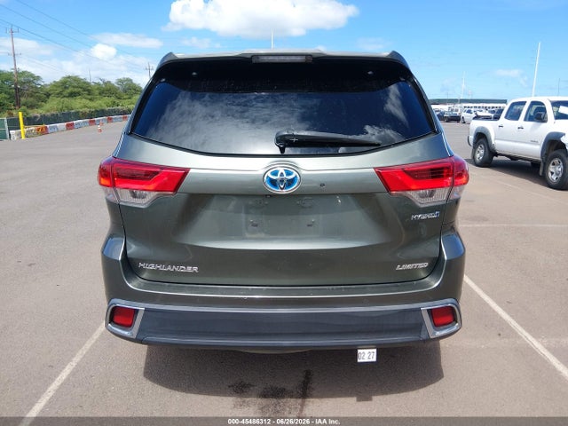 45486312 :رقم المزاد ، 5TDDGRFH1JS043257 vin ، 2018 Toyota Highlander Hybrid Limited مزاد بيع