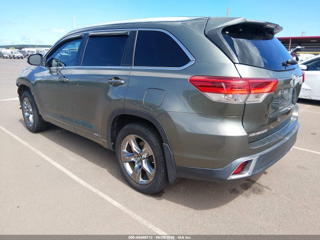 45486312 :رقم المزاد ، 5TDDGRFH1JS043257 vin ، 2018 Toyota Highlander Hybrid Limited مزاد بيع