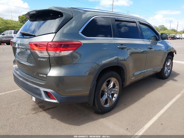 45486312 :رقم المزاد ، 5TDDGRFH1JS043257 vin ، 2018 Toyota Highlander Hybrid Limited مزاد بيع