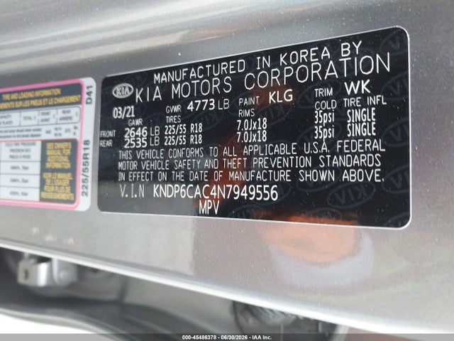 KIA Sportage Nightfall Edition 2022 KNDP6CAC4N7949556 Image 9