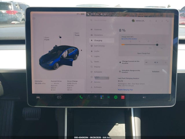 Продаж на аукціоні авто 2018 Tesla Model 3 Long Range/performance, vin: 5YJ3E1EB6JF097853, номер лоту: 45486394