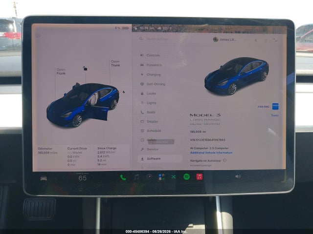 Продаж на аукціоні авто 2018 Tesla Model 3 Long Range/performance, vin: 5YJ3E1EB6JF097853, номер лоту: 45486394