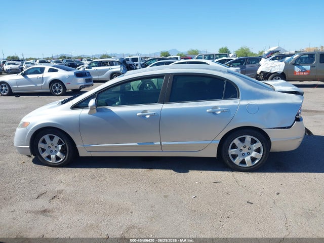 45486420 :رقم المزاد ، 2HGFA16578H300479 vin ، 2008 Honda Civic Lx مزاد بيع