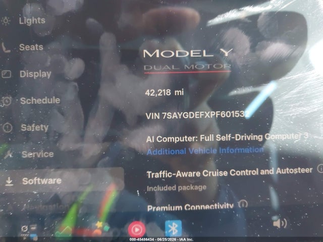 Продаж на аукціоні авто 2023 Tesla Model Y Performance Dual Motor All-wheel Drive, vin: 7SAYGDEFXPF601532, номер лоту: 45486434