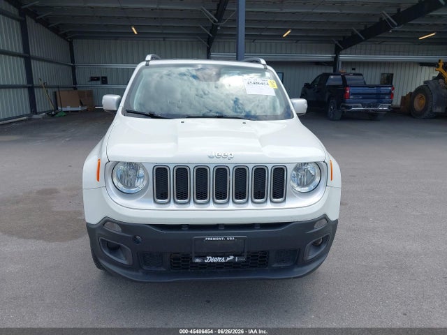 Aukcja sprzedaży 2018 Jeep Renegade Limited 4x4, vin: ZACCJBDBXJPG76372, numer aukcji: 45486454