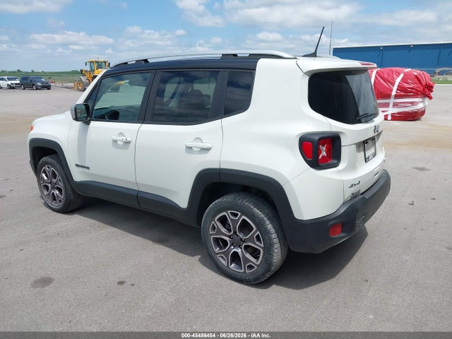Aukcja sprzedaży 2018 Jeep Renegade Limited 4x4, vin: ZACCJBDBXJPG76372, numer aukcji: 45486454
