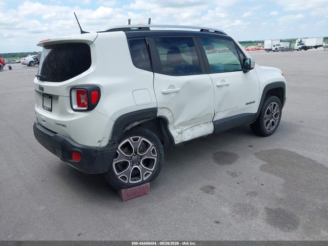Aukcja sprzedaży 2018 Jeep Renegade Limited 4x4, vin: ZACCJBDBXJPG76372, numer aukcji: 45486454