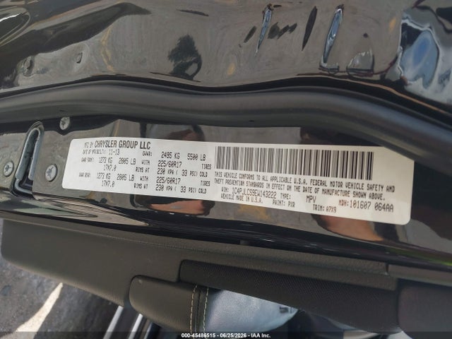 45486515 :رقم المزاد ، 1C4PJLCS9EW143222 vin ، 2014 Jeep Cherokee Latitude مزاد بيع