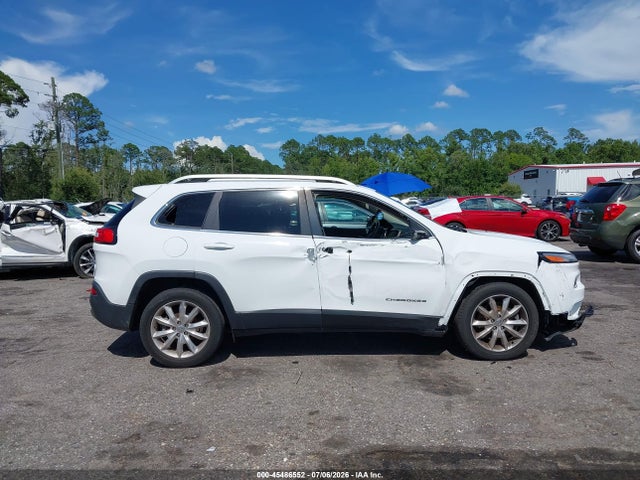2017 Jeep Cherokee Limited მანქანა იყიდება აუქციონზე, vin: 1C4PJLDBXHW595764, აუქციონის ნომერი: 45486552