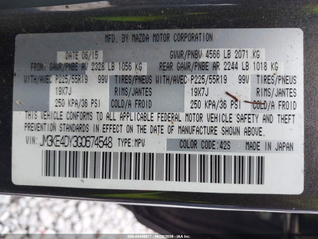 Mazda Cx-5 Grand Touring 2016 JM3KE4DY3G0674548 Image 9
