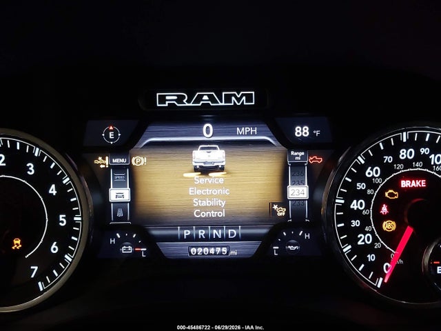 45486722 :رقم المزاد ، 1C6SRFJT7MN682241 vin ، 2021 Ram 1500 Laramie  4x4 5'7 Box مزاد بيع