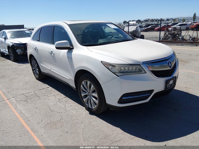 Aukcja sprzedaży 2016 Acura Mdx Technology   Acurawatch Plus Packages/technology Package, vin: 5FRYD3H42GB010734, numer aukcji: 45486757