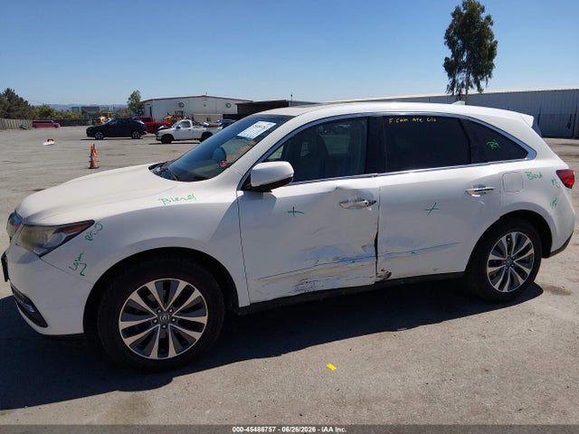 Auction sale of the 2016 Acura Mdx Technology   Acurawatch Plus Packages/technology Package, vin: 5FRYD3H42GB010734, lot number: 45486757