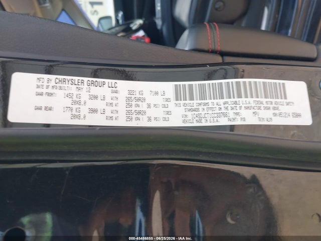 Auction sale of the 2012 Dodge Durango R/t, vin: 1C4SDJCT1CC337661, lot number: 45486855