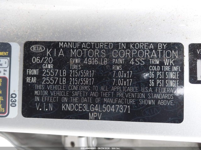 KIA Niro Ev Ex Premium 2020 KNDCE3LG4L5047371 Image 9
