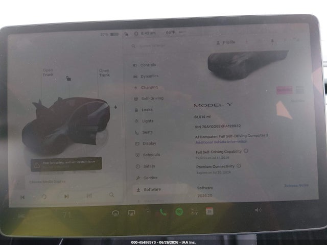 Aukcja sprzedaży 2023 Tesla Model Y Awd/long Range Dual Motor All-wheel Drive, vin: 7SAYGDEEXPA128932, numer aukcji: 45486970