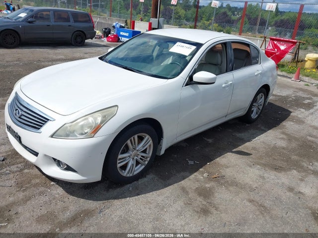 2011 Infiniti G25x მანქანა იყიდება აუქციონზე, vin: JN1DV6AR6BM652168, აუქციონის ნომერი: 45487105