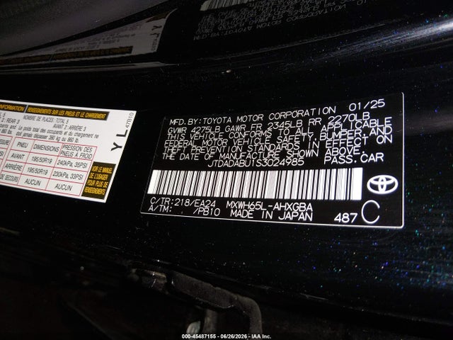 Toyota Prius Nightshade 2025 JTDADABU1S3024985 Image 9