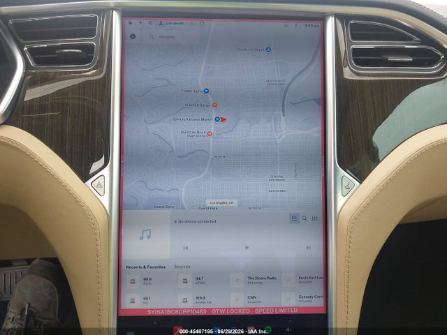 Продажа на аукционе авто 2013 Tesla Model S, vin: 5YJSA1BC8DFP10483, номер лота: 45487195