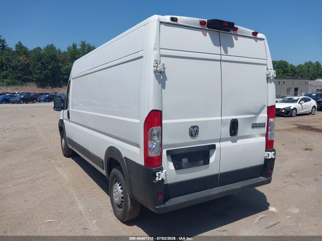 Aukcja sprzedaży 2024 Ram Promaster 2500 Tradesman High Roof 159 Wb W/pass Seat, vin: 3C6LRVDG8RE132071, numer aukcji: 45487310