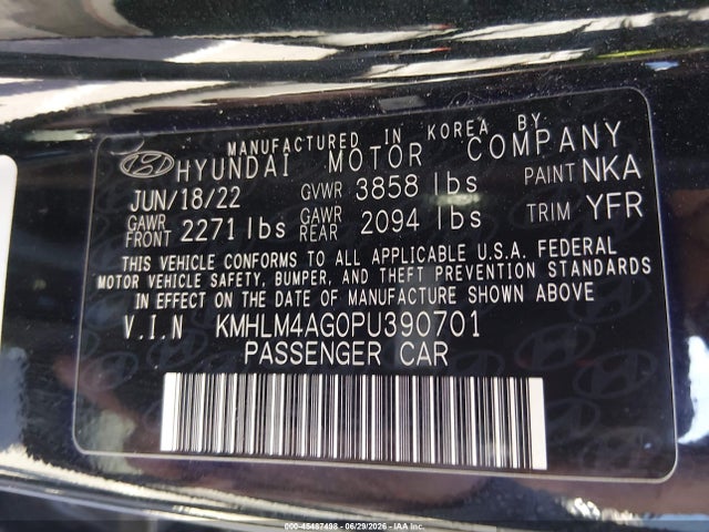 Hyundai ELANTRA SEL 2023 KMHLM4AG0PU390701 Image 9