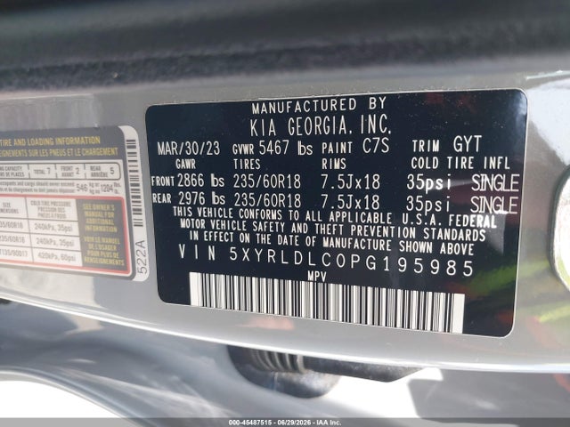 KIA Sorento X-line S 2023 5XYRLDLC0PG195985 Image 9